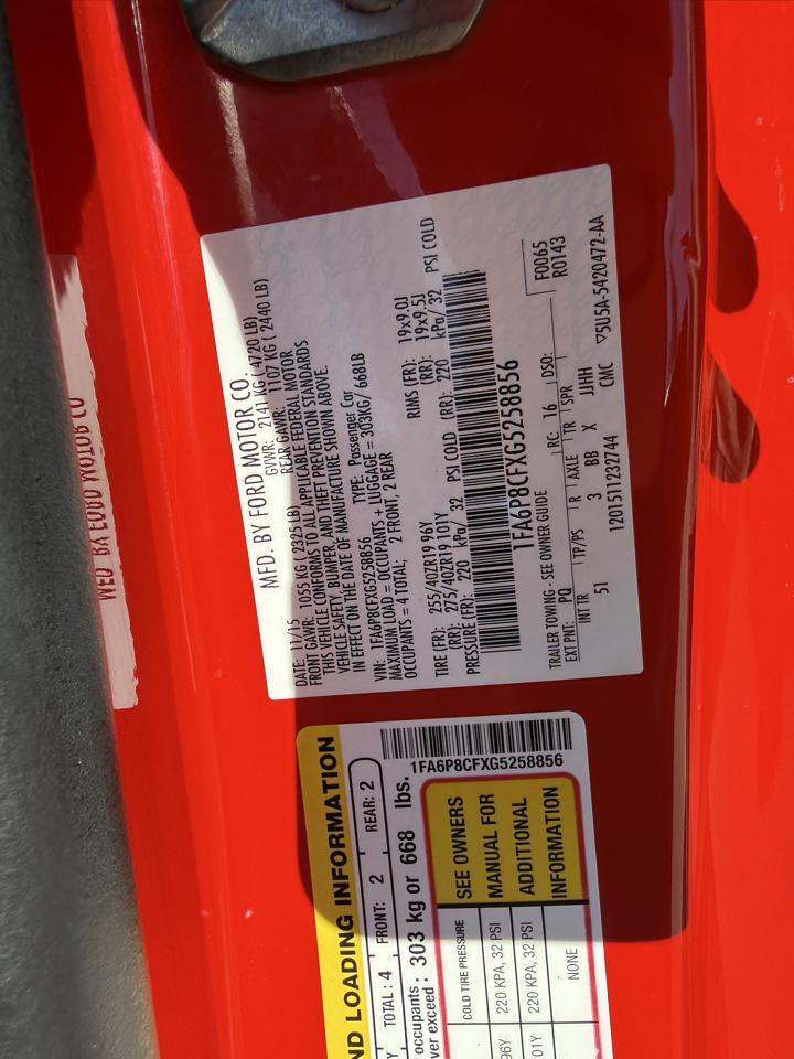 Ford Mustang 2dr Fastback GT 2016