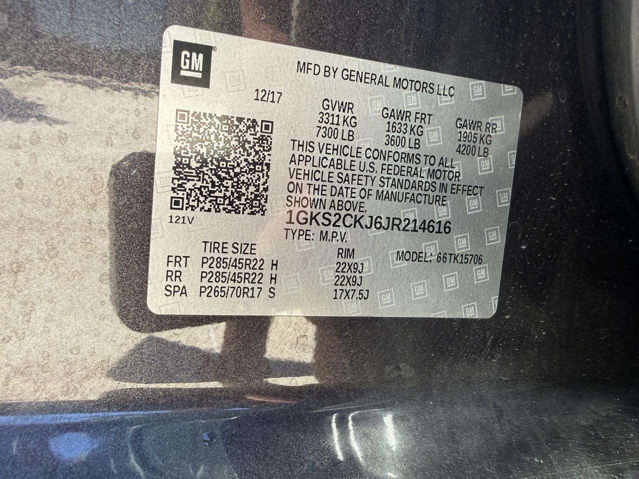GMC Yukon 4WD 4dr Denali 2018