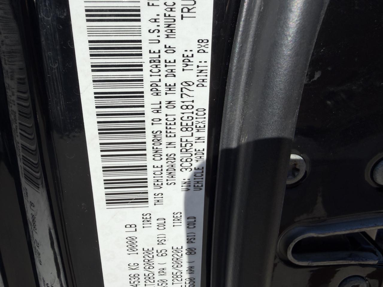 RAM 2500 4WD Crew Cab 149" Laramie 2014
