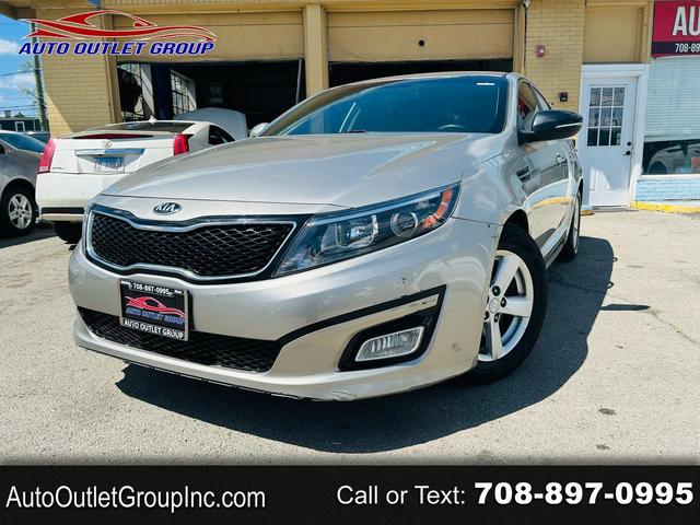 Silver 2015 Kia Optima LX Sedan Front-Wheel Drive Automatic