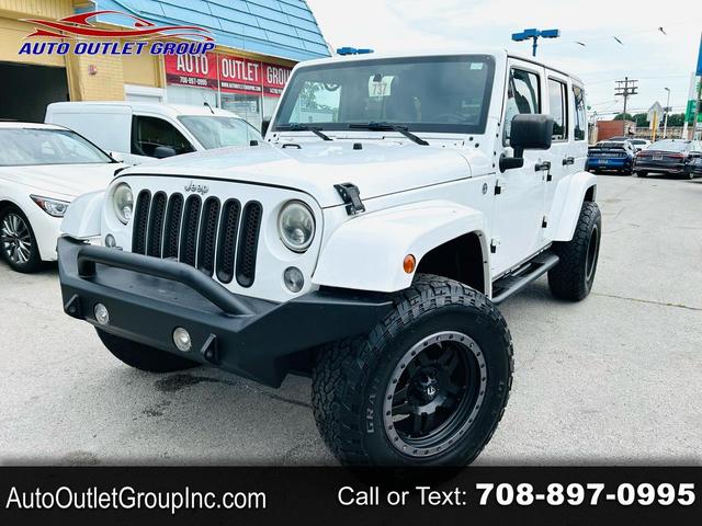 White 2015 Jeep Wrangler SUV / Crossover Four-Wheel Drive Automatic