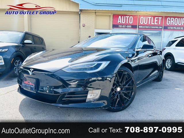 Black 2018 Tesla Model S Sedan All-Wheel Drive Continuously Variable Transmission