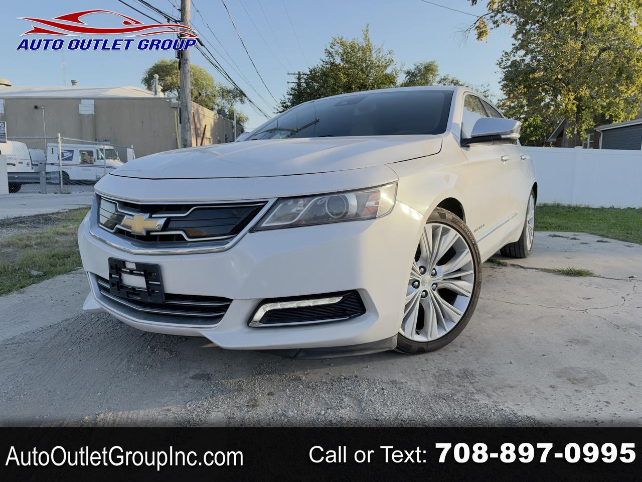 White 2018 Chevrolet Impala Sedan Front-Wheel Drive Automatic