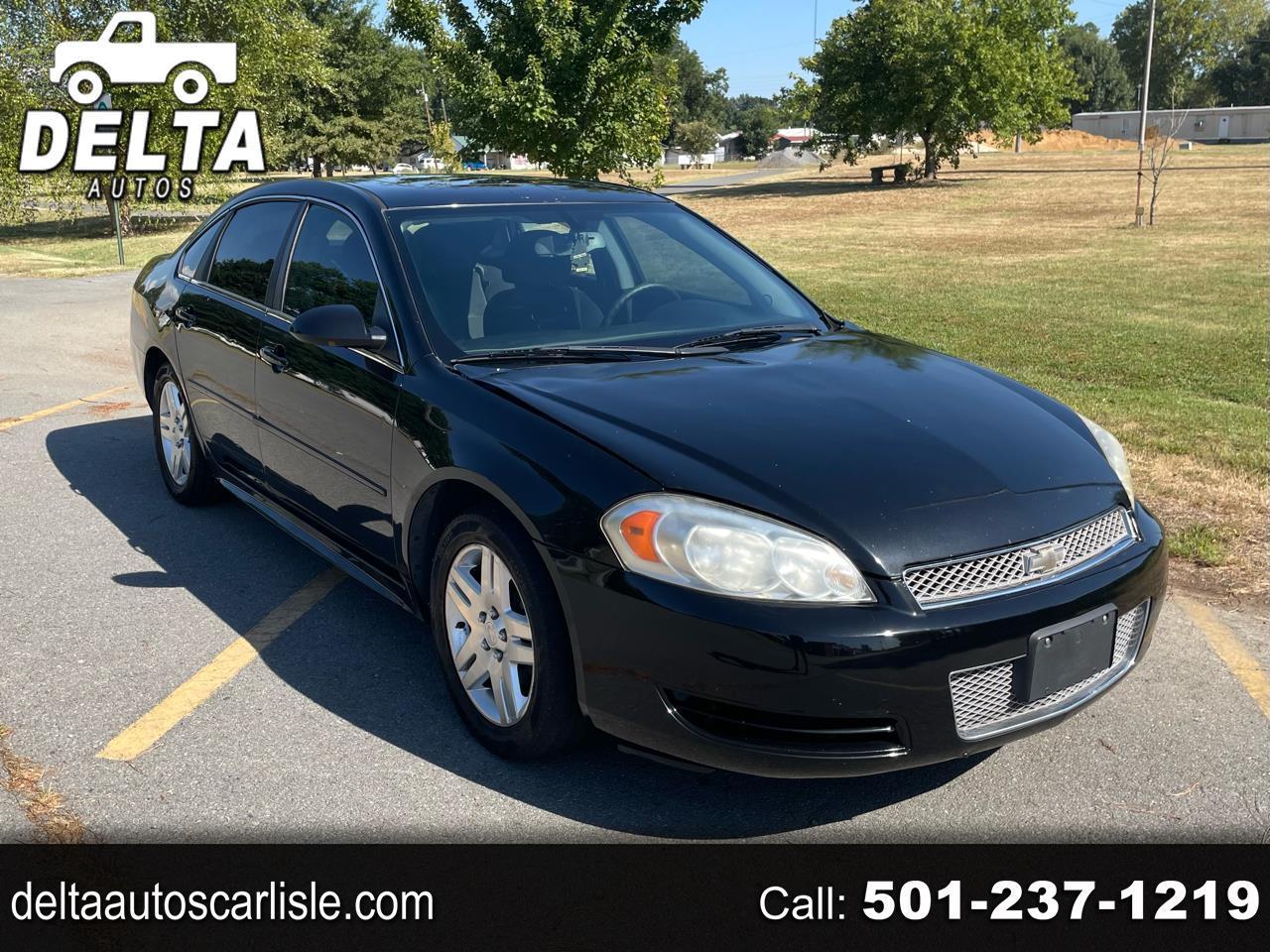 Black 2013 Chevrolet Impala Sedan Front-Wheel Drive Automatic