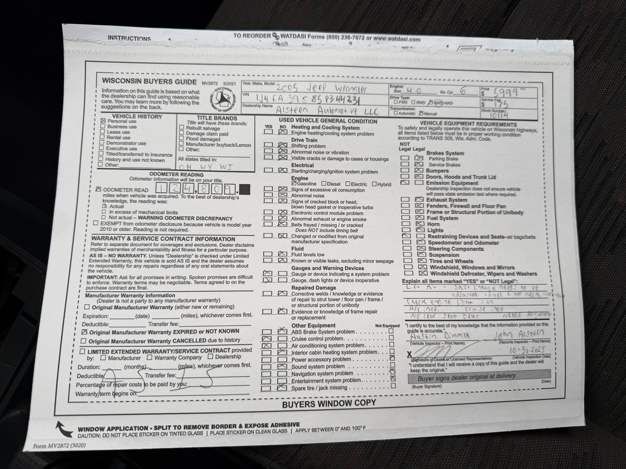 Jeep Wrangler 2dr X 2005 Jeep Wrangler 2dr X 2005