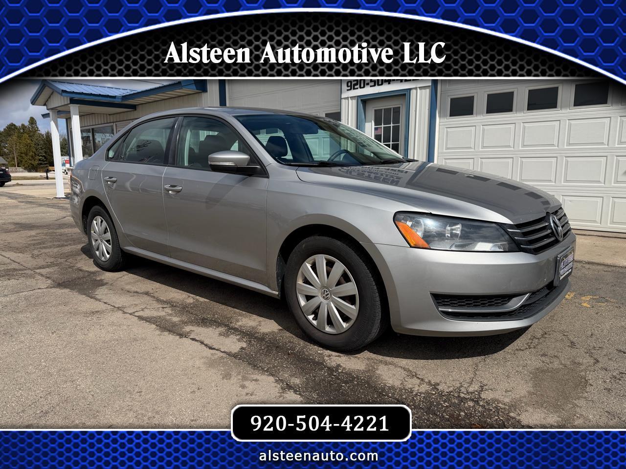 2013 Volkswagen Passat 4dr Sdn 2.5L Auto S