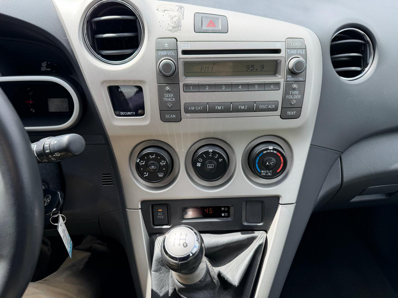 Toyota Matrix 5dr Wgn Man S FWD (Natl) 2009