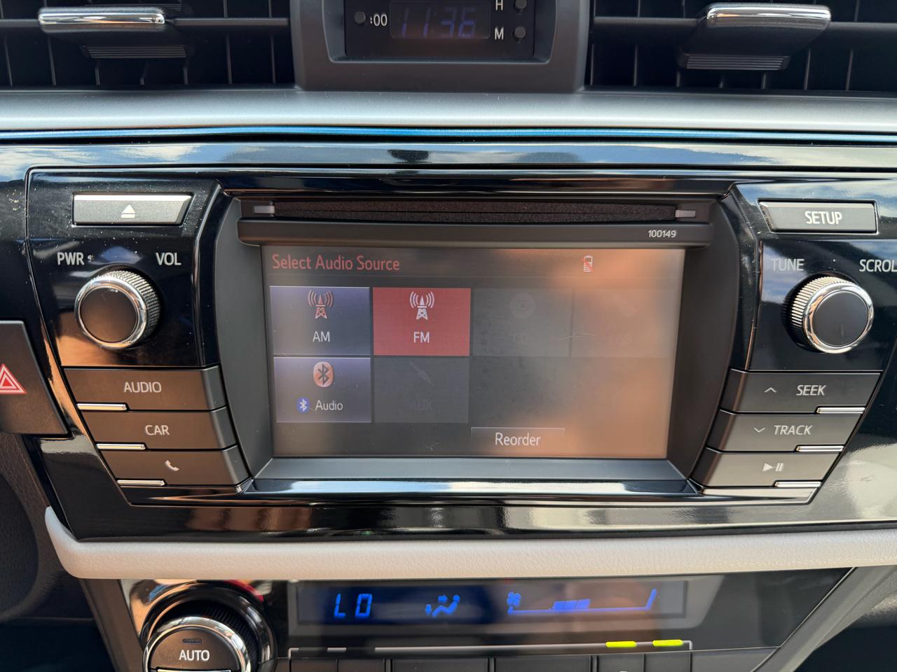 Toyota Corolla 4dr Sdn Auto L (Natl) 2015