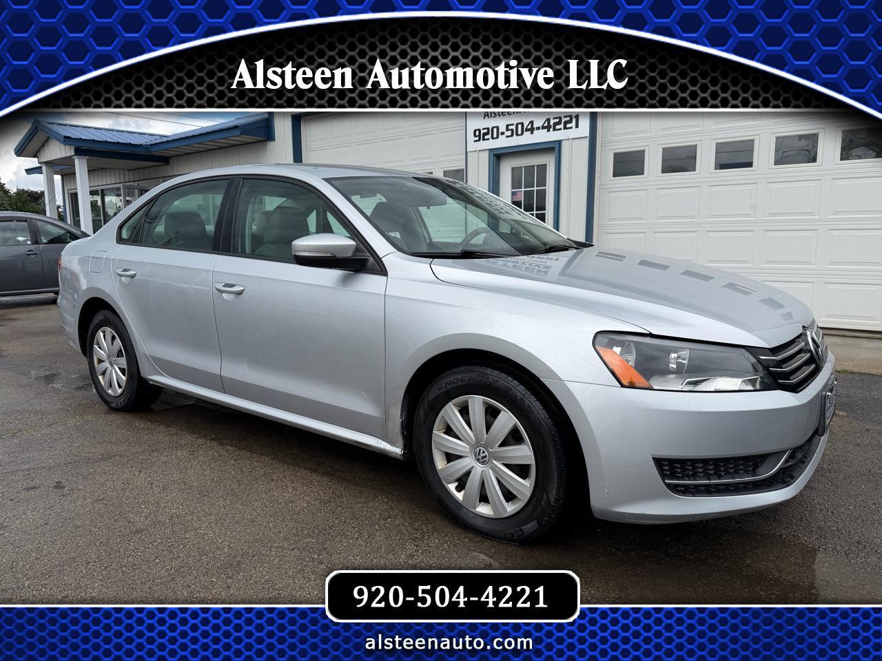 2013 Volkswagen Passat 4dr Sdn 2.5L Auto S