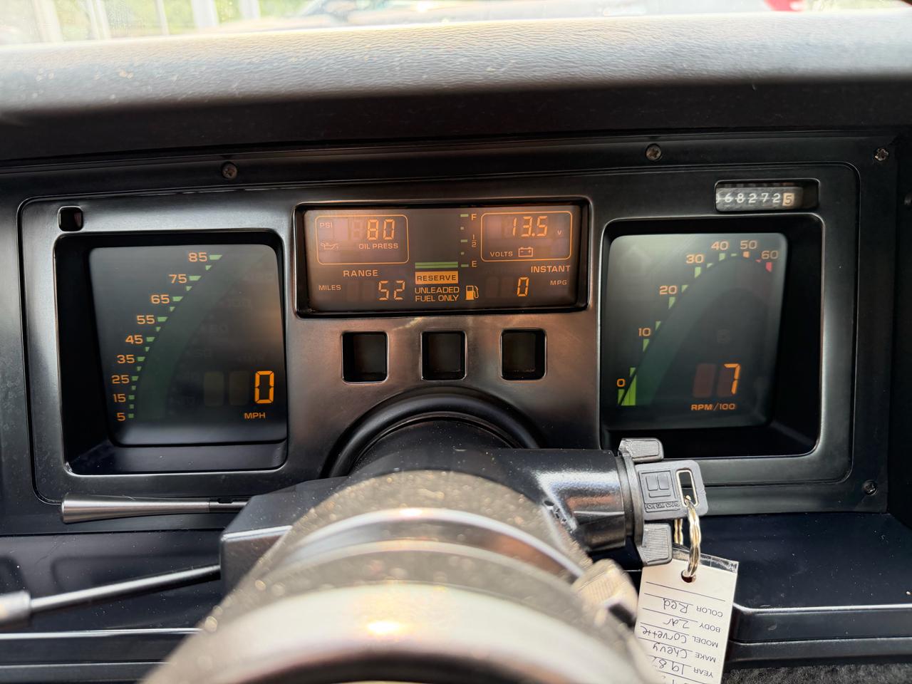Chevrolet Corvette 2dr Cpe 1987