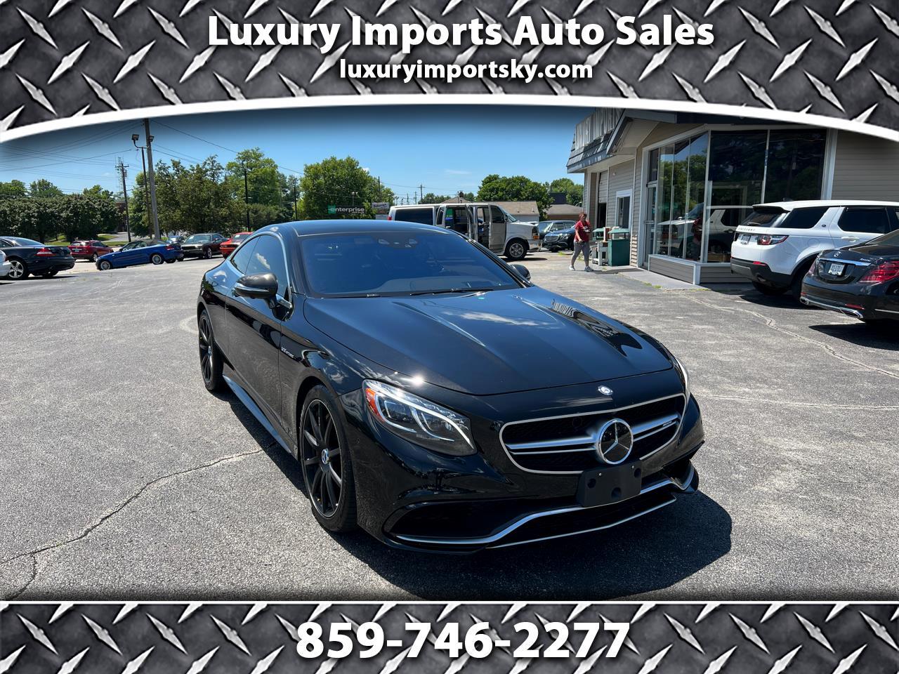 Mercedes-Benz S-Class 2dr Cpe AMG S 63 4MATIC 2016