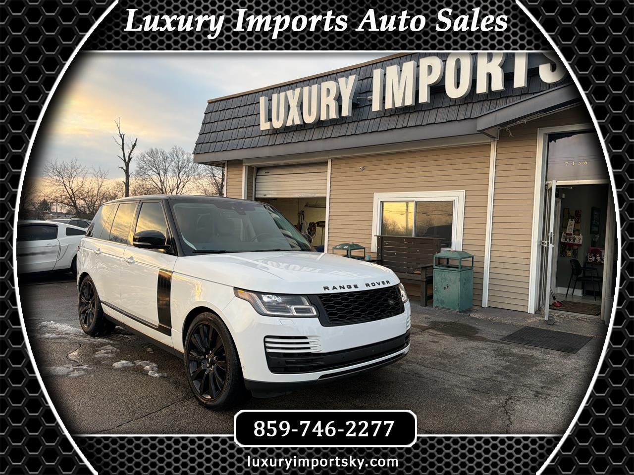 2018 Land Rover Range Rover V8 Supercharged SWB