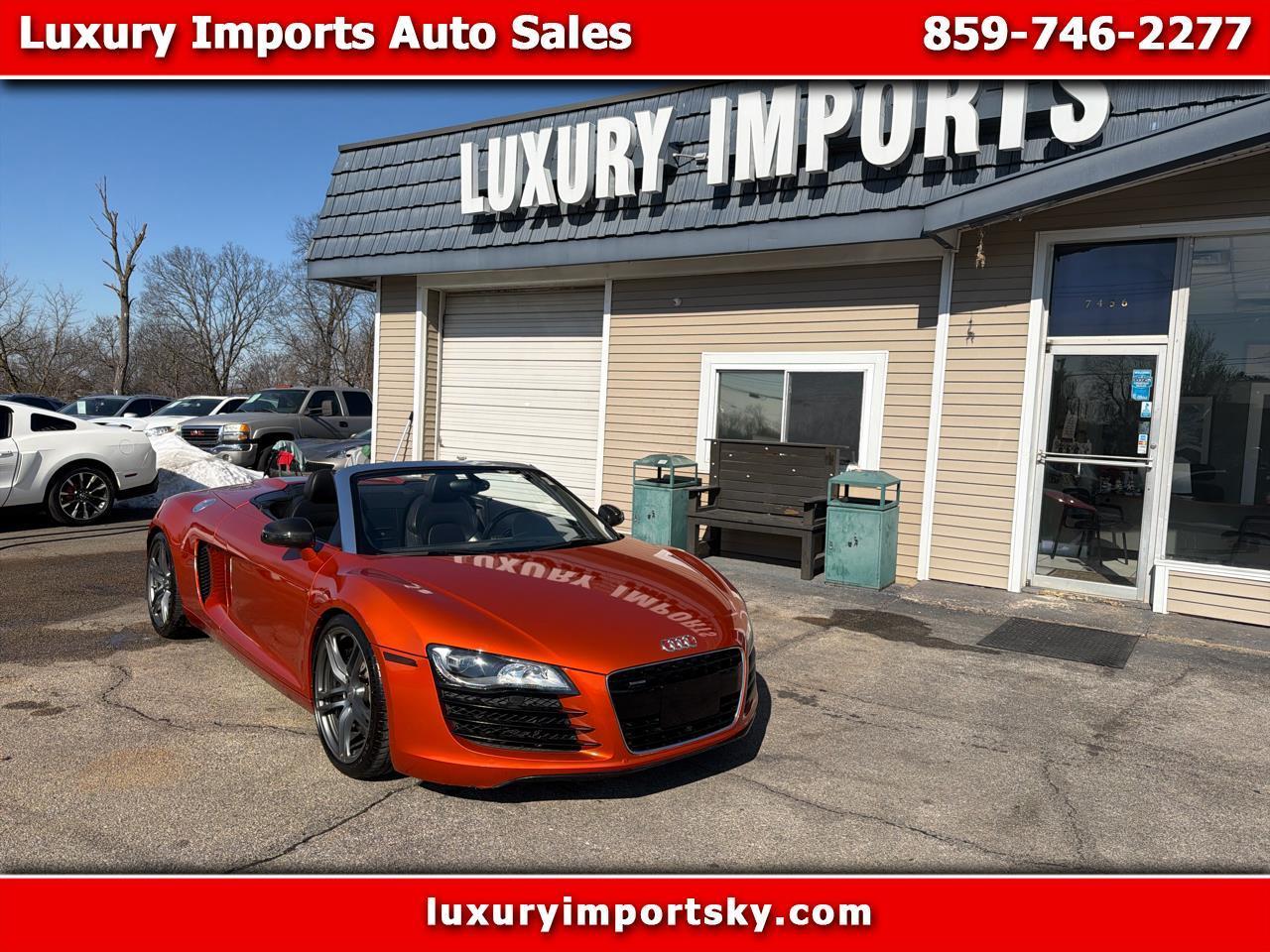 2012 Audi R8 2dr Conv Auto quattro Spyder 4.2L