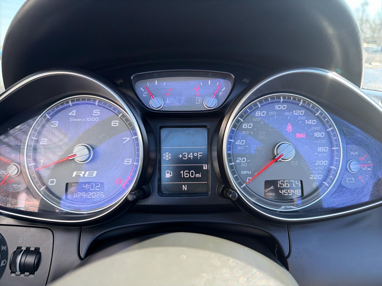 Audi R8 2dr Conv Auto quattro Spyder 4.2L 2012