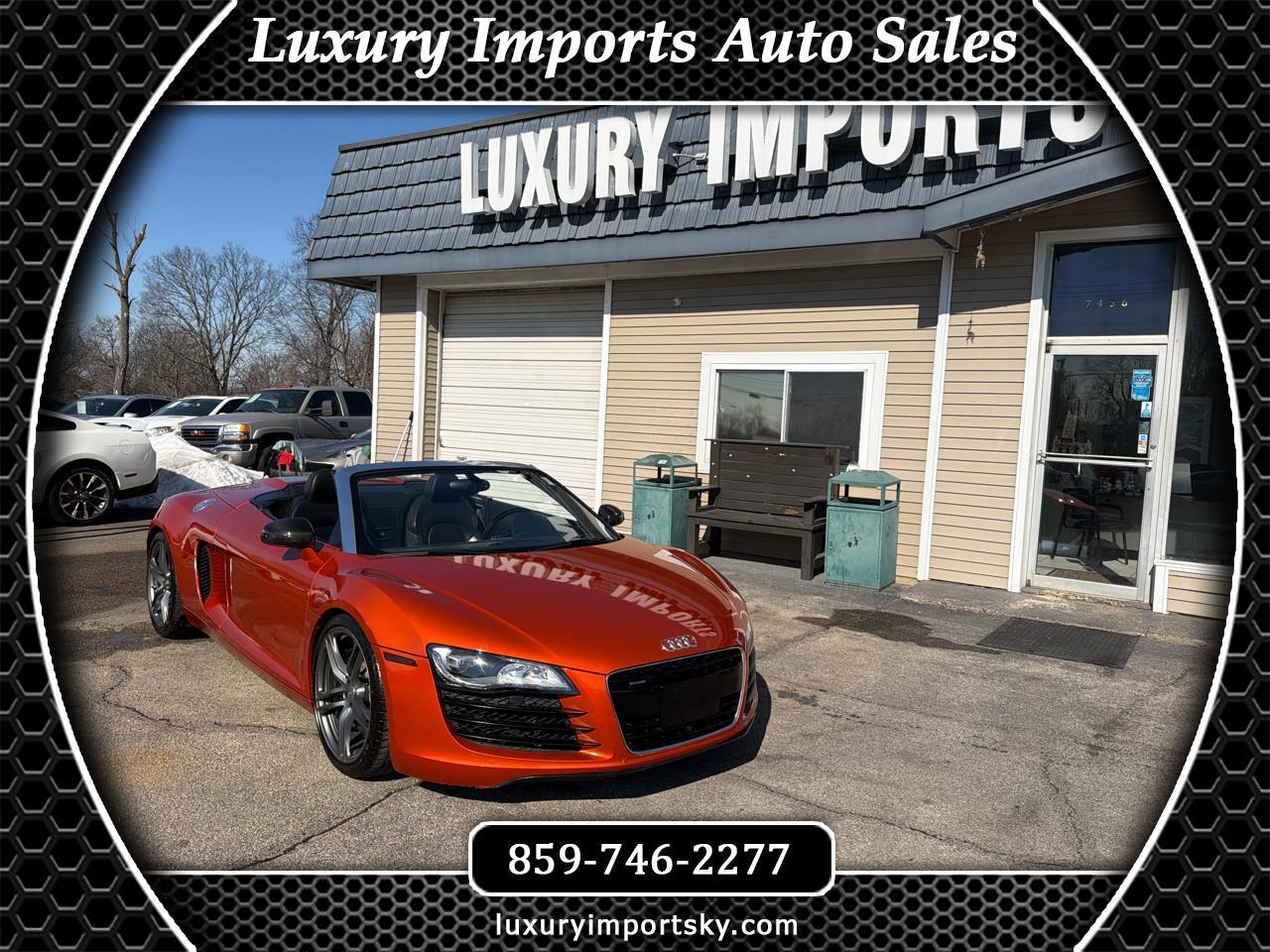 2012 Audi R8 2dr Conv Auto quattro Spyder 4.2L