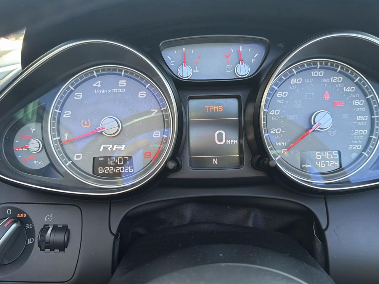 Audi R8 2dr Conv Auto quattro Spyder 4.2L 2012
