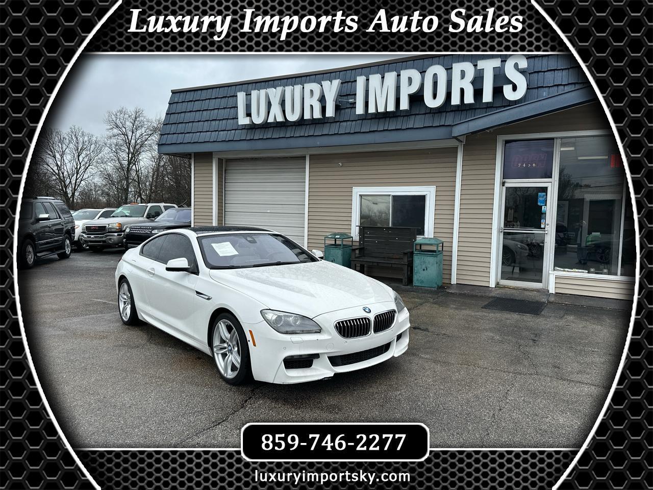 2013 BMW 6 Series 2dr Cpe 640i