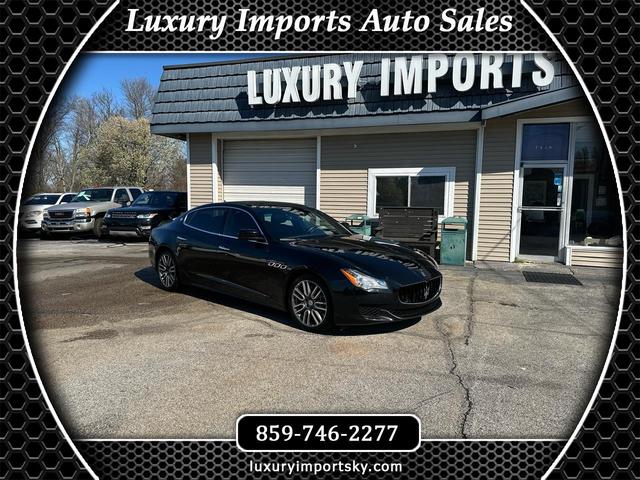 Black 2015 Maserati Quattroporte S Q4 AWD Sedan All-Wheel Drive Automatic