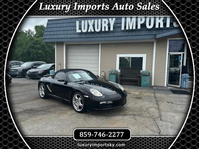 Black 2006 Porsche Boxster Base Convertible Rear-Wheel Drive 5-Speed Manual