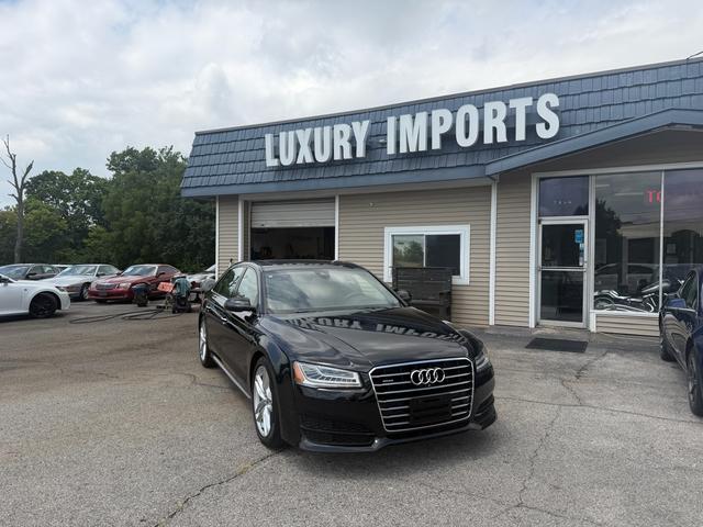 Black 2016 Audi A8 Sedan All-Wheel Drive Automatic