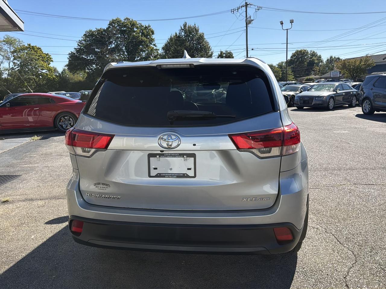 Toyota Highlander XLE V6 AWD (Natl) 2018