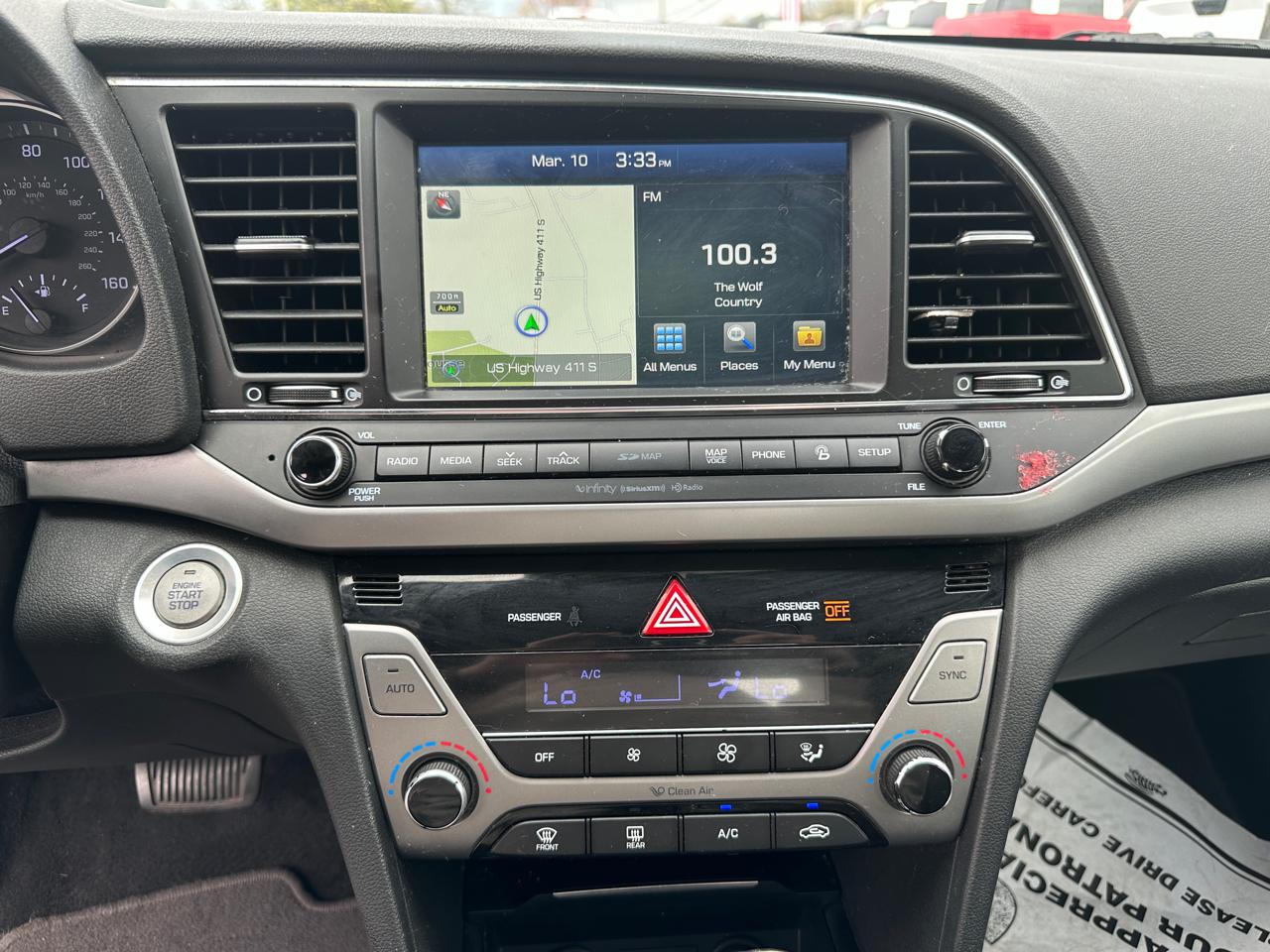 Hyundai Elantra Limited 2.0L Auto PZEV (Alabama) *Ltd Avail* 2017