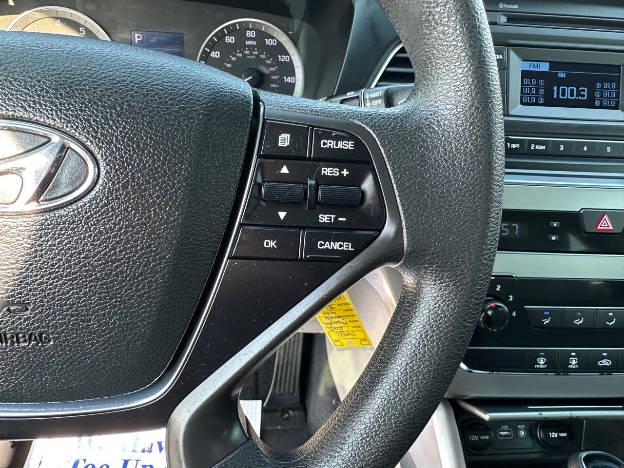 Hyundai Sonata 4dr Sdn 2.4L SE PZEV 2015