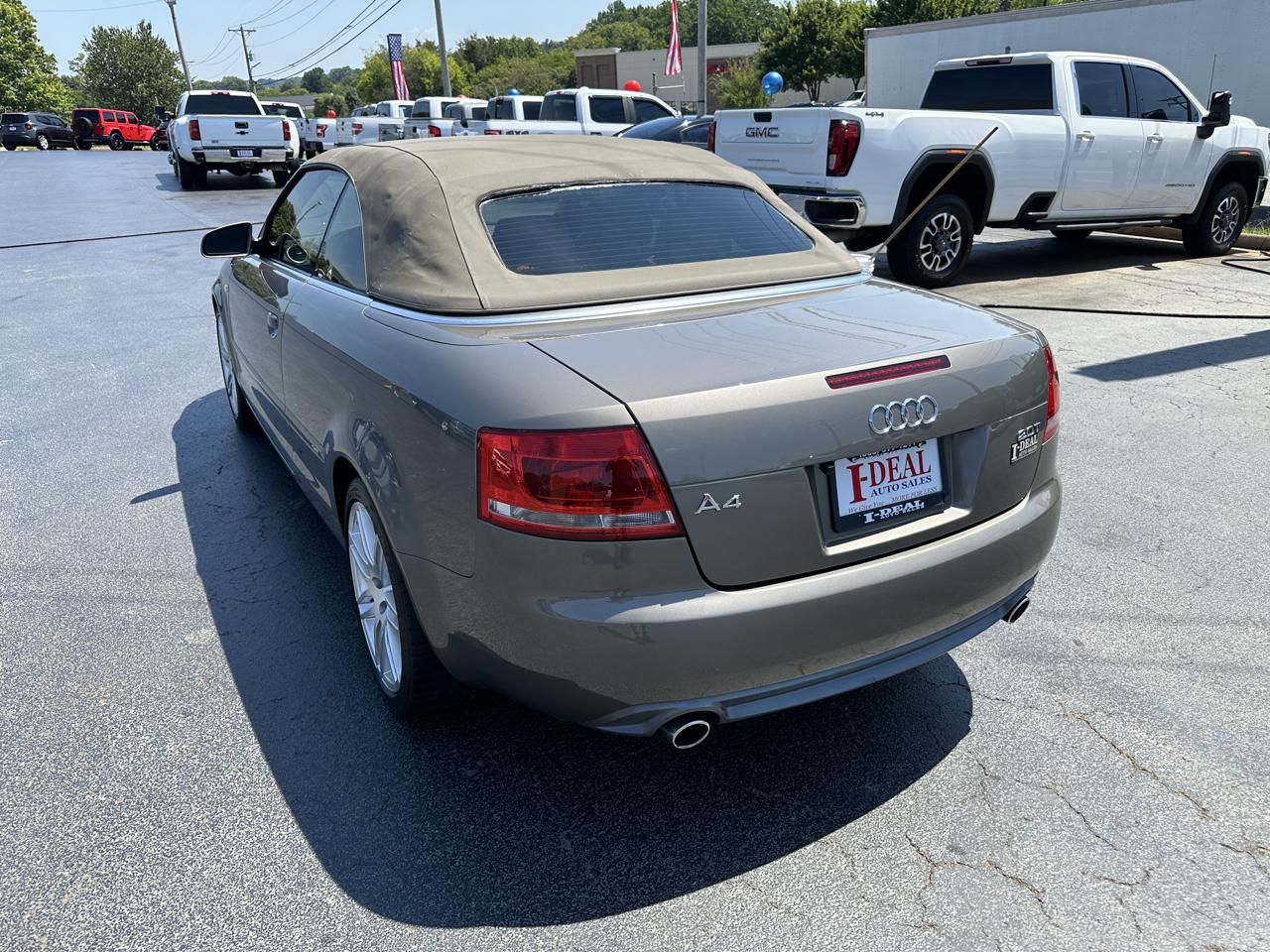 Audi A4 2dr Cabriolet CVT 2.0T FrontTrak *Ltd Avail* 2009