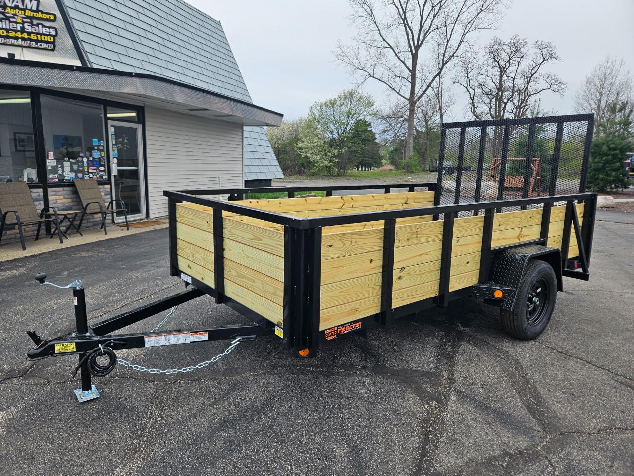 2027 Quality Steel & Aluminum Products 7412AN3.5KSA 6x12 HD Utility Trailer w/24" Sides