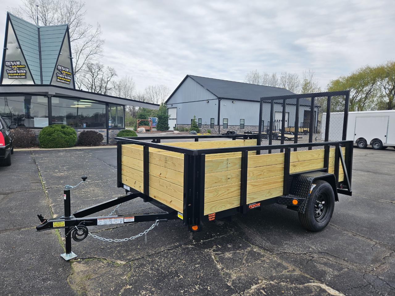 2027 Quality Steel & Aluminum Products 7412AN3.5KSA 6x12 HD Utility Trailer w/24" Sides