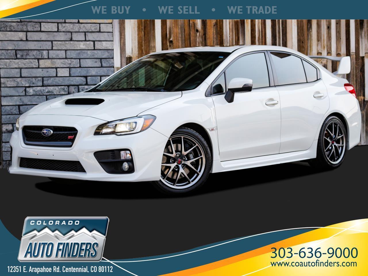 Used 16 Subaru Wrx Sti Limited For Sale In Centennial Denver Aurora Co Colorado Auto Finders