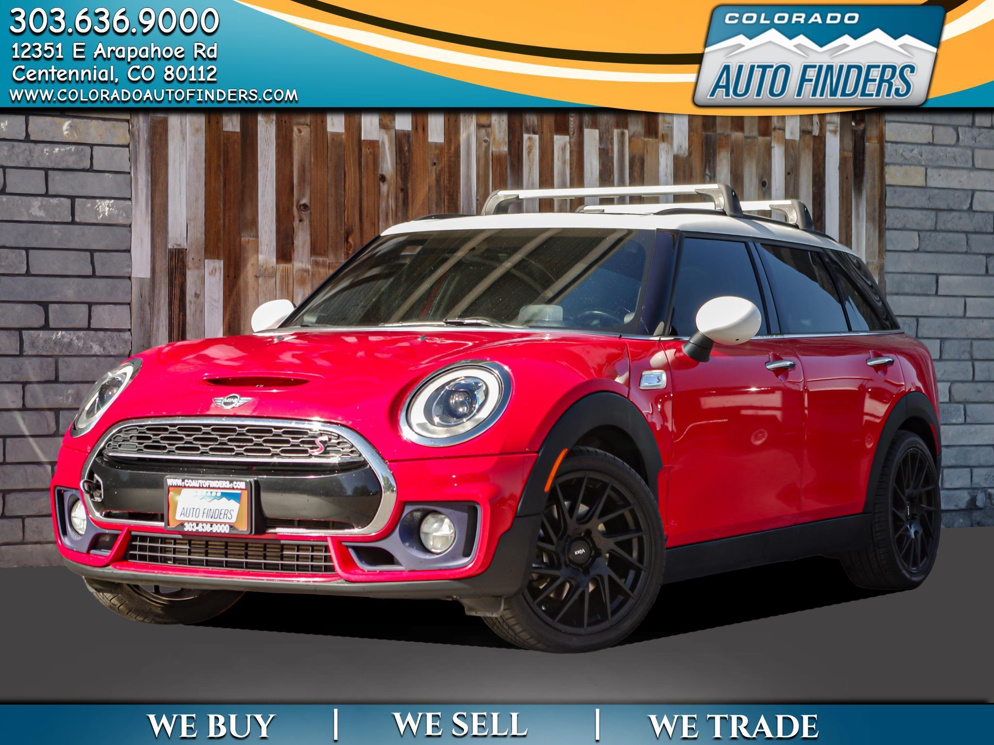 Red 2017 MINI Cooper Clubman S ALL4 AWD Wagon All-Wheel Drive Automatic