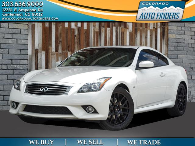 White 2015 INFINITI Q60 Sport Coupe AWD Coupe Automatic