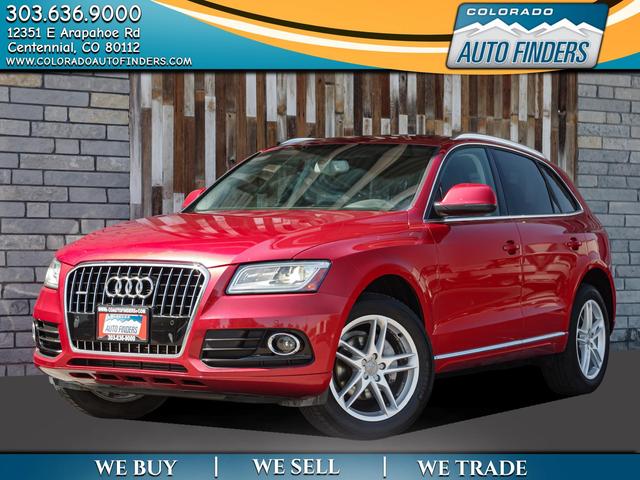 Red 2014 Audi Q5 SUV / Crossover All-Wheel Drive Automatic