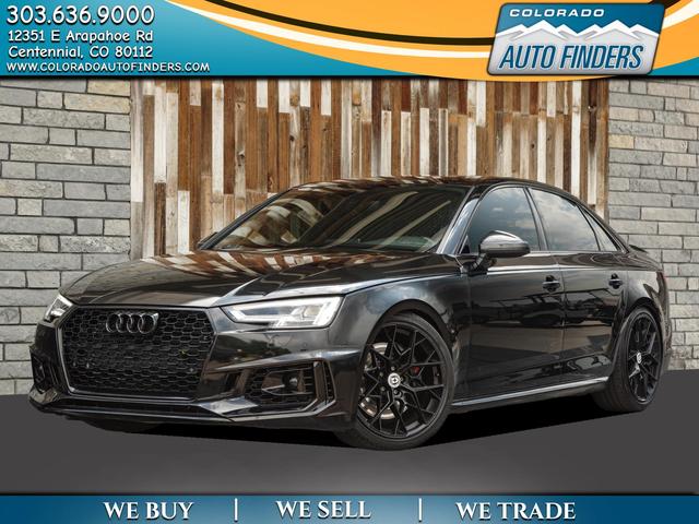 Black 2019 Audi S4 Sedan All-Wheel Drive Automatic