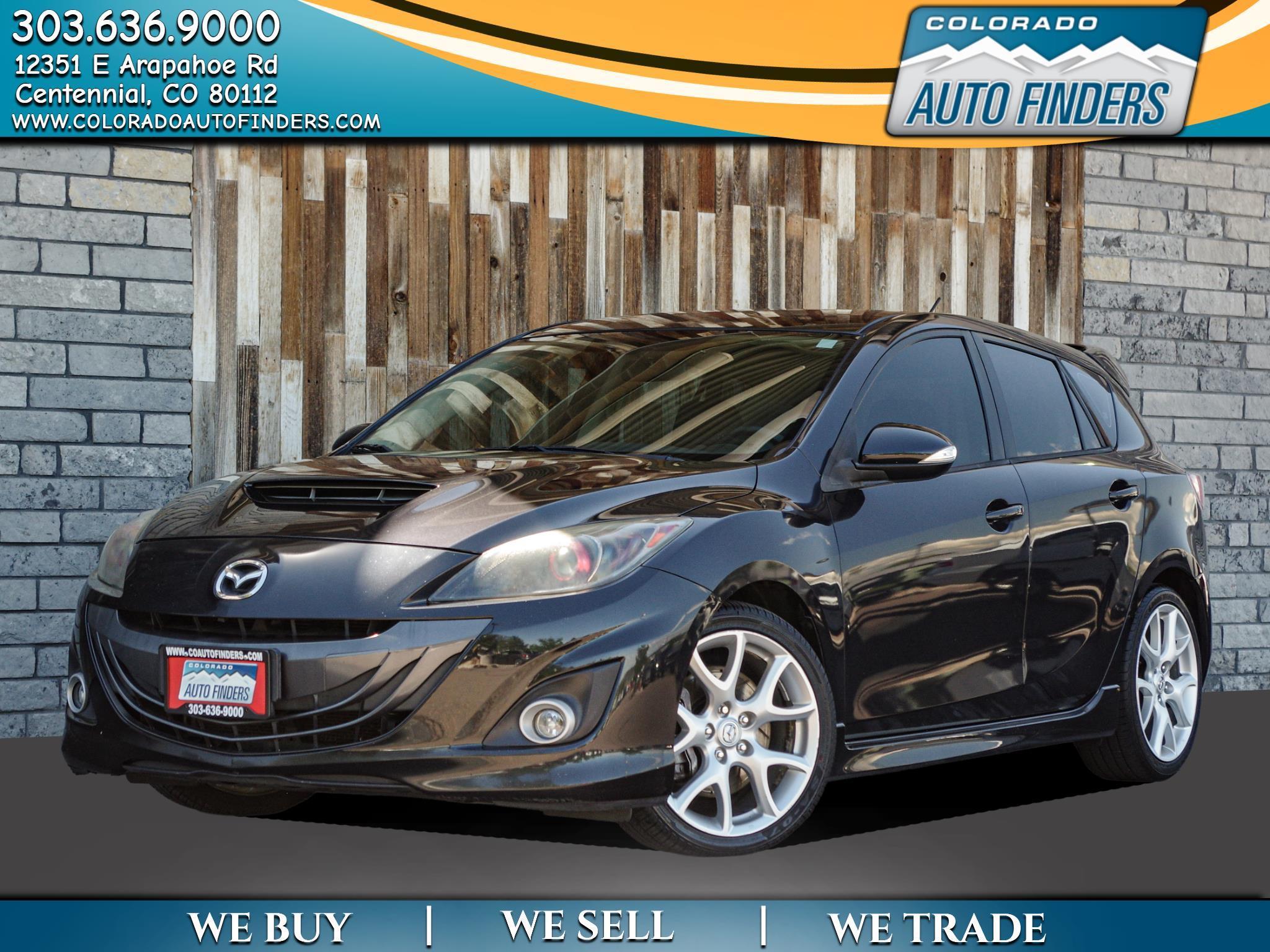 Black 2012 Mazda MAZDASPEED3 Hatchback Front-Wheel Drive Automatic