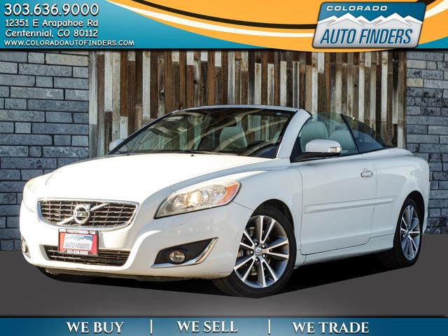 White 2013 Volvo C70 Convertible Front-Wheel Drive Automatic