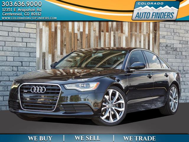 Black 2014 Audi A6 Sedan All-Wheel Drive Automatic
