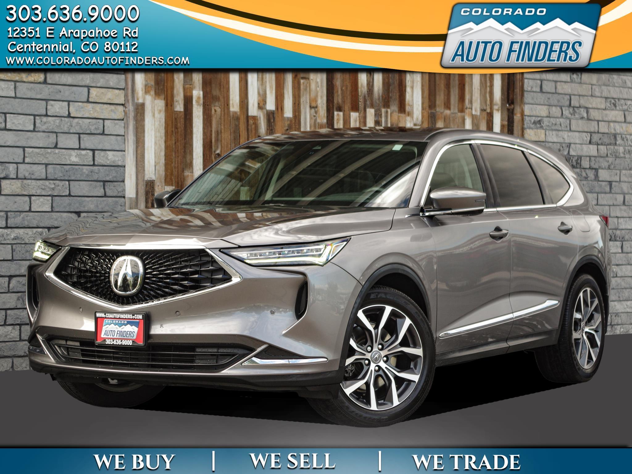 Gray 2022 Acura MDX SUV / Crossover All-Wheel Drive Automatic