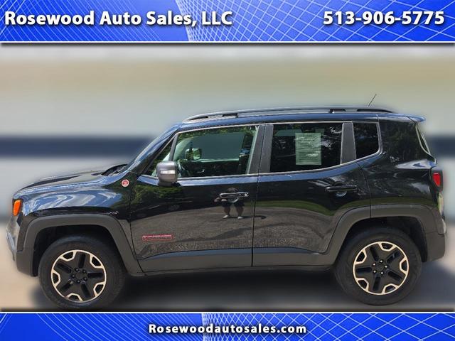 Black 2017 Jeep Renegade SUV / Crossover Four-Wheel Drive Automatic