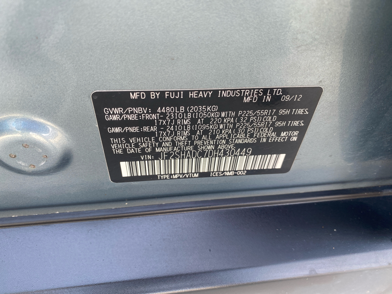 Subaru Forester 2.5X Premium 2013 Subaru Forester 2.5X Premium 2013