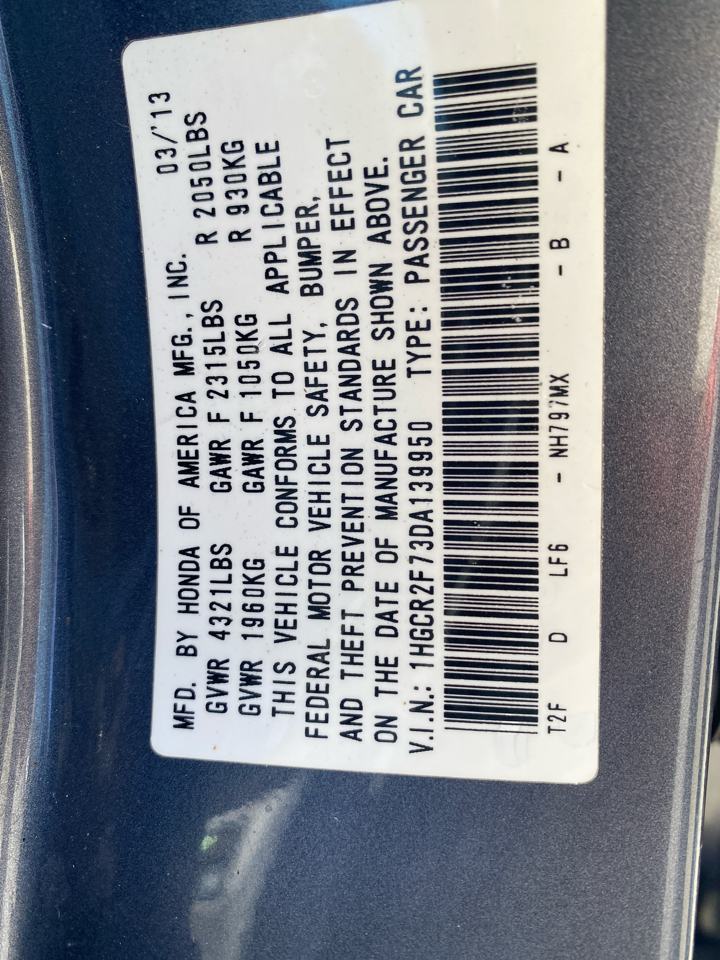 Honda Accord EX Sedan CVT 2013