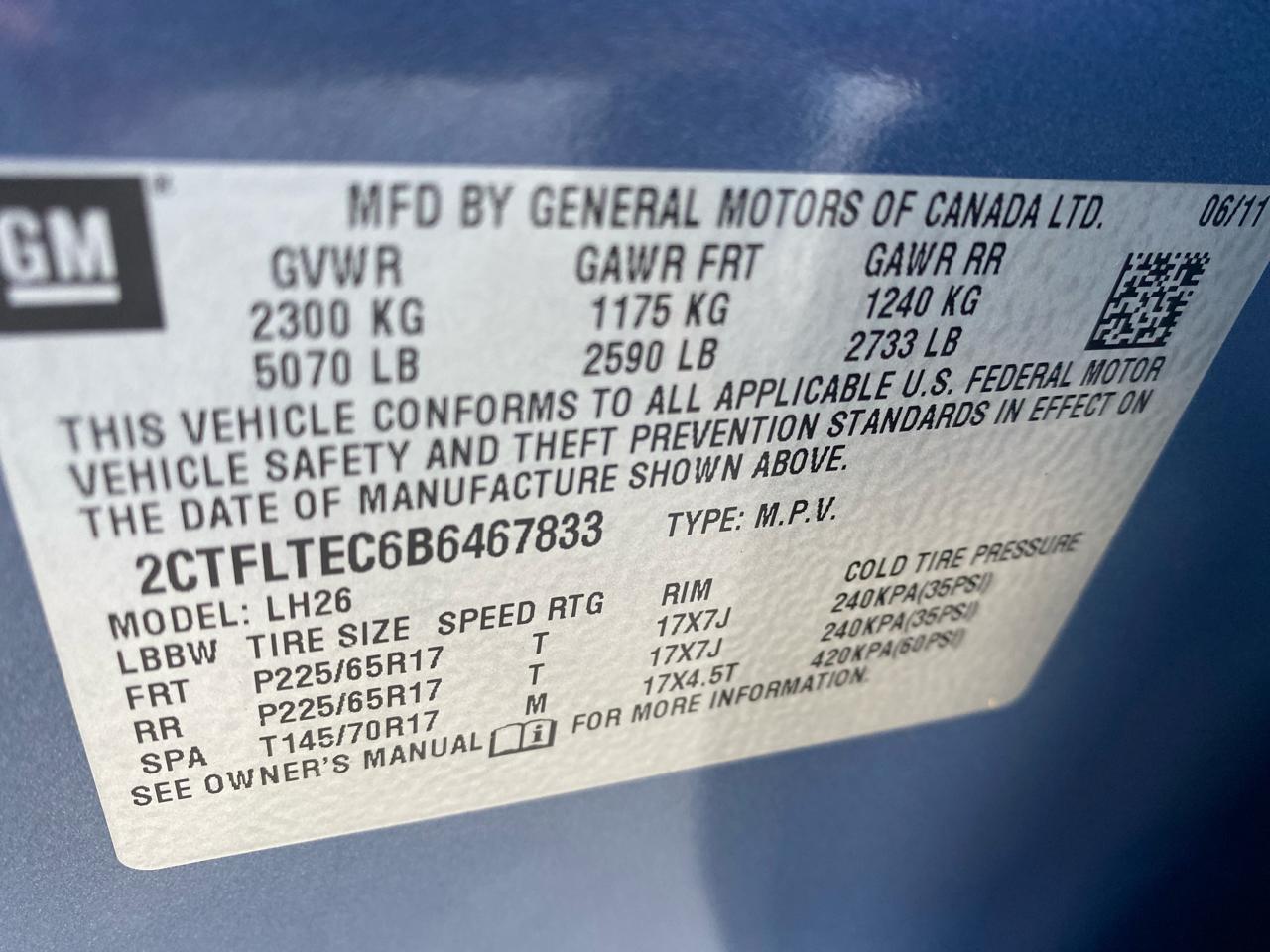 GMC Terrain SLE2 AWD 2011