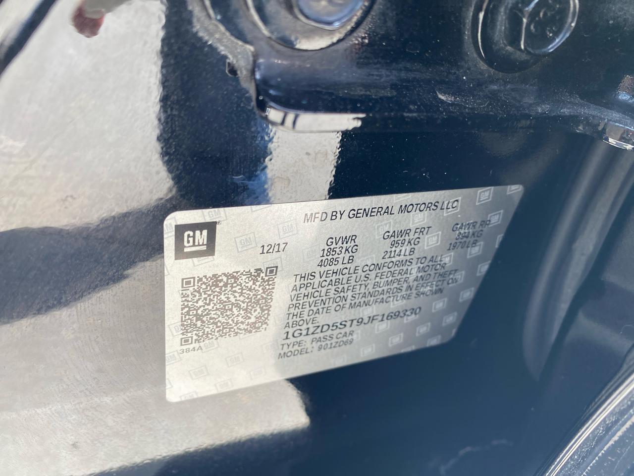 Chevrolet Malibu LT 2018