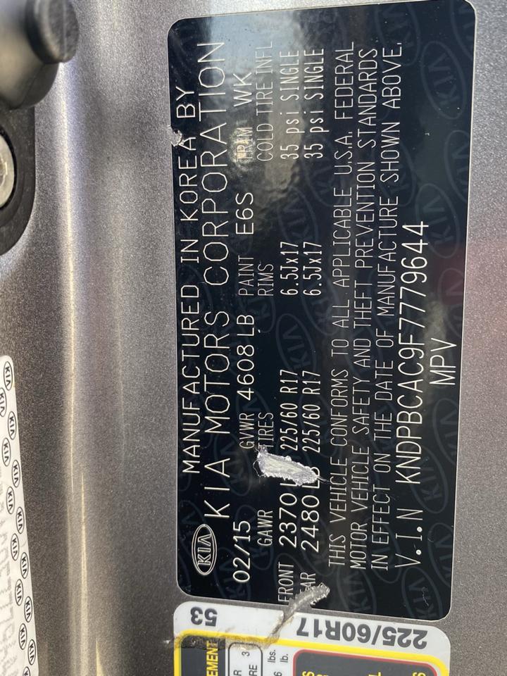 Kia Sportage LX AWD 2015