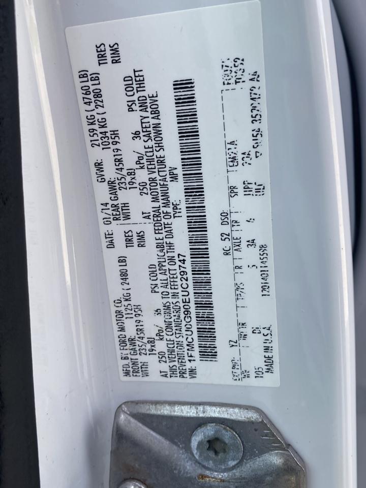 Ford Escape SE FWD 2014
