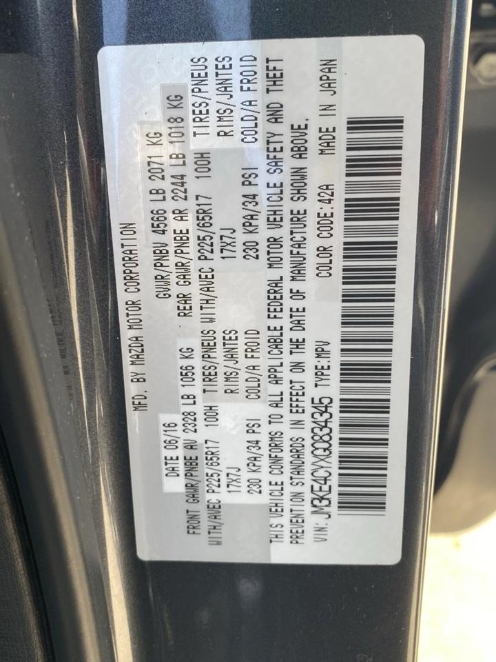 Mazda CX-5 Touring AWD 2016