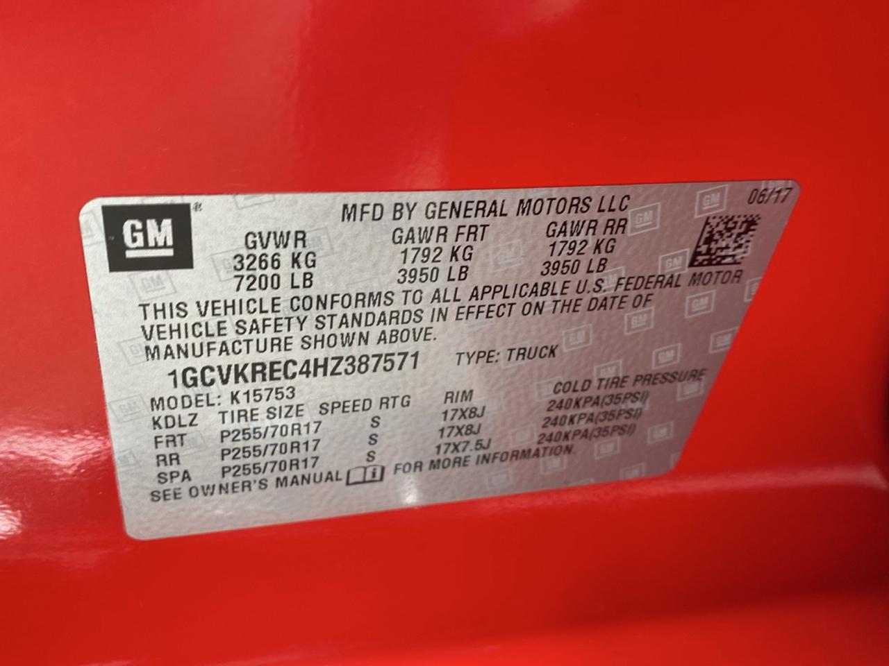 Chevrolet Silverado 1500 2LT Double Cab 4WD 2017