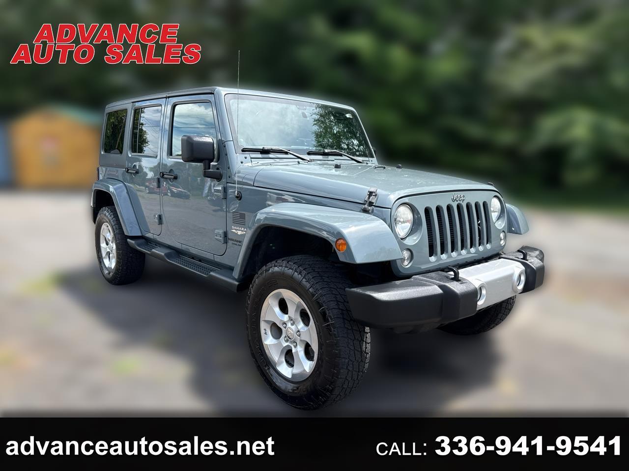 2014 Jeep Wrangler Unlimited 4WD 4dr Sahara