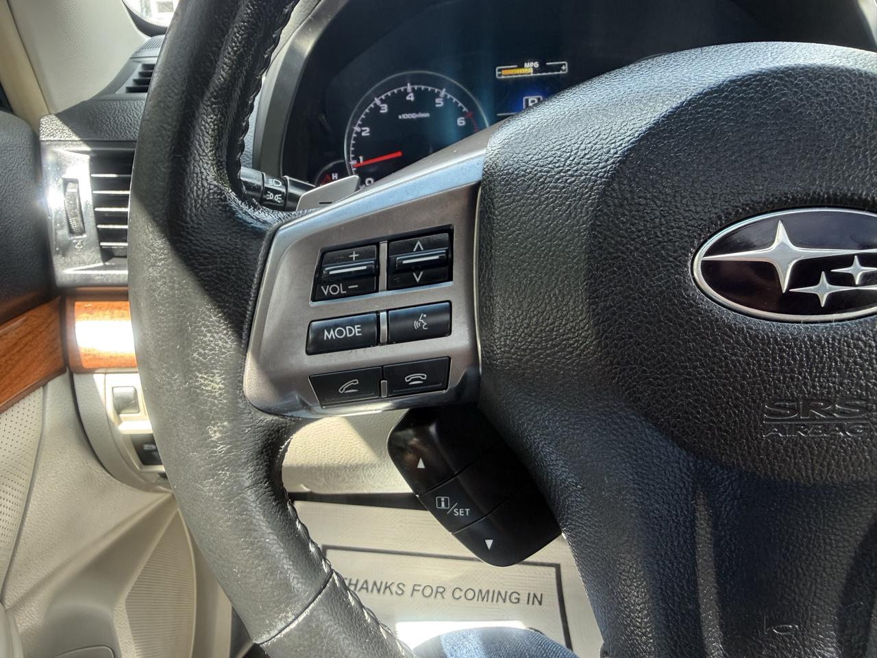 Subaru Outback 2.5i Limited 2013